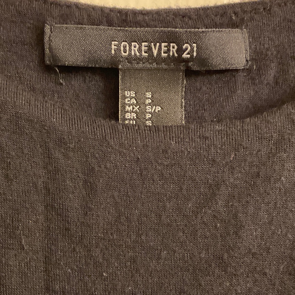 Forever 21 Black Sleeveless Mini Dress - Picture 3 of 5